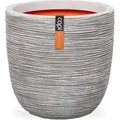 Produktbild: Capi Europe - Blumentopf kugel Rib NL - Elfenbein - 55x53 - KOFI935 - Weiß