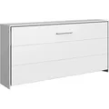 Produktbild: Horizontal Klappbett - 1 Platz - 90x200 - L212 cm - Weiß