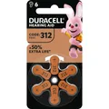 Produktbild: Duracell EasyTab 312 (PR41) (6 Stk., A312, 160 mAh) (077573)