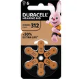 Produktbild: Duracell Duracell Hörgerätebatterie ZA312 1.45 V 1 St. 160 mAh Zink-Luft Knopfzelle