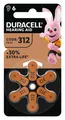 Produktbild: DURACELL 15070638 6 DURACELL Knopfzellen 312 AC 1,45 V