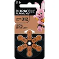 Produktbild: Duracell DU EASY TAB 312 Hörgerätebatterie Easy Tab 312 (PR41) Zink-Luft