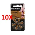 Produktbild: 10 X Duracell HÖrgerÄtebatterie 1,45 Volt 6 StÜck Code 312 Pr41