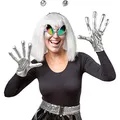Produktbild: Orlob Fasching Set Alien - Haarreif, Brille, Handschuhe