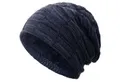 Produktbild: compagno Strickmütze (1-St) Warm gefüttert Beanie Wintermütze Flechtmuster uni oder meliert Mütze