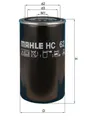 Produktbild: MAHLE Hydraulikfilter Automatikgetriebe HC 62 Anschraubfilter 93,3mm 1