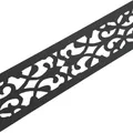 Produktbild: zaun|zu Premium dekor Orient | Sichtschutzstreifen mit Lasermuster für Doppelstabzaun | Sichtschutz | Polypropylen | Made in Germany | UV-Stabil | modernes Design | Höhe 19cm Anthrazit 2,55m