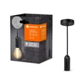 Produktbild: Ledvance Pendelleuchte Vintage PenduLum Round Schwarz Ø10cm max. 25W E27 kürzbar
