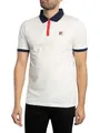 Produktbild: FILA Herren Panatta 2 Poloshirt, Gardenia/Navy/Red, XL
