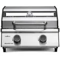 Produktbild: Grillfürst Gasgrill G201E, silber, 2 Brenner, Edelstahl, mit Thermometer, 4,4 KW
