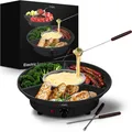 Produktbild: Elektrisches FondueSet – Fondue für Käse und Schokolade, Electric Fondue, 260...