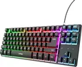 Produktbild: Trust 25889, 80%, Kabelgebunden, USB, QWERTZ, Schwarz