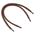 Produktbild: REMA 1 Paar Schnürsenkel Dunkelbraun - rund - dick - Ø 4,5 mm von 40 cm - 600 cm (55 cm)