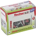 Produktbild: Fischer 535459 DUOPOWER 6x30 S LD 2-Komponenten-Dübel 30 mm 6 mm 50 St.