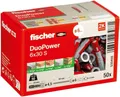 Produktbild: fischer DuoPower 6x30 S Universaldübel Sicherheitsschraube Kunststoffdübel Beton