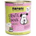 Produktbild: napani Nassfutter-Menü Ernte Dank 800 g für Hunde, UVP 7,20 EUR, NEU