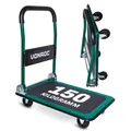 Produktbild: VONROC Transportwagen klappbar 150kg - Plattformwagen als Transporthilfe - Rollwagen mit Griff