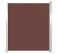 Produktbild: vidaXL Seitenmarkise Ausziehbare Seitenmarkise 160x500 cm Braun