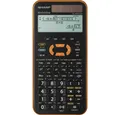 Produktbild: Sharp Taschenrechner Sharp EL-W531 XG Schulrechner Orange Display (Stellen): 12 solarbetri