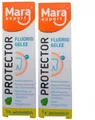 Produktbild: Fluorid Gel MARA Expert Gelee 2x 25ml Kariesprophylaxe Remineralisierung NEU