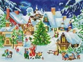 Produktbild: Mitmachkalender - Diamond-Painting-Adventskalender Zauberhaftes Winterdorf Behr