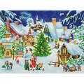 Produktbild: Zauberhaftes Winterdorf, Diamond-Painting-Adventskalender