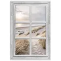 Produktbild: artissimo Garten-Poster, Beige, Kunststoff, Wasser/Strand/Meer, Rechteckig, 60x90x2 cm, Bilder und Zubehör, Wandbilder, Sonstige Wandbilder