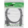 Produktbild: 16553 InLine Netzkabel C14 Kupplung auf C5 Stecker schwarz 3m ~D~