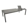 Produktbild: DEGAMO Ausziehtisch BAGO XL 195/255X120cm, Aluminium silbergrau