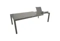 Produktbild: DEGAMO Gartentisch BAGO XL ausziehbar, 195/255x120cm, Aluminium silbergrau, wetterfest