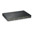 Produktbild: Zyxel GS1920-48HPV2 Managed Gigabit Ethernet (10/100/1000) Power over Ethernet (PoE) Schwarz
