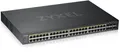 Produktbild: GS1920-48HPv2 52 Port Smart Managed Gigabit Switch 44x PoE+/ Schwarz LED KMU MTU