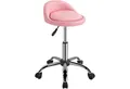 Produktbild: Yaheetech Drehhocker Barhocker mit 5 Rollen (1 St), Arbeitshocker 55,5 cm – 70 cm Höhenverstellbar & 360° Drehbar
