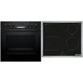 Produktbild: BOSCH Backofen Bosch Home HND616LS63, Herdset, mit 5 schwarz
