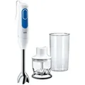 Produktbild: Braun Multiquick 3 MQ 3020 WH Pesto Stabmixer, 700 W, 2 Geschwindigkeits-stufen - Blau/Weiß