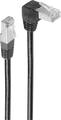 Produktbild: SHVP 08-64045 - Patchkabel, gewinkelt-gerade, schwarz, 3 m