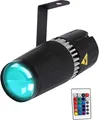 Produktbild: LED 9W RGB 3-in-1 Pin Spot Light mit Infrarot-Fernbedienung für Bühne Licht