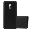 Produktbild: Cadorabo Hülle kompatibel mit OnePlus ONE Schutzhülle TPU Silikon Case Metallic Design Slim Kratzfest Weiche Gummi mit Rundumschutz Case Hülle für OnePlus ONE in Schwarz