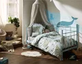 Produktbild: BETTWAESCHE-MIT-STIL Bettwäsche Mako Satin Kinder Bettwäsche Tiere & Weltkarte, Mako-Satin, 2 teilig