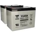 Produktbild: 2x Yuasa Blei-Akku REC80-12I Pb 12V / 80Ah Zyklenfest, M6 Innengewinde
