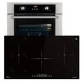Produktbild: Autarkes Herdset: 60cm Einbaubackofen BO8810SS + 90cm Induktionskochfeld IH89005FZ | Grill | Heißluft | Teleskopauszüge | Automatik-Timer | 2-fach Wärmeschutzverglasung | SET8810IH890FZ
