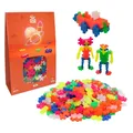 Produktbild: Geniales Konstruktionsspielzeug Open Play Neon Bausteine-Set 300 Teile