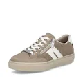 Produktbild: Rieker Damen Low-Top Sneaker L5903, Frauen Halbschuhe,straßenschuhe,Strassenschuhe,Sportschuhe,Freizeitschuhe,Turnschuhe,beige (20),36 EU / 3.5 UK
