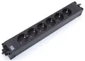 Produktbild: BACHMANN STEP Base 6x Schutzkontakt CEE7/3 GST18 schwarz 906.12640