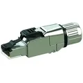 Produktbild: Telegärtner MFP8 Stecker CAT 6A T568A, mit vormontierter Schutzkappe