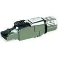 Produktbild: 100023084 RJ45 Stecker cat 6A geschirmt 100023084 Stecker, gerade Polzahl Sensoren 8 - Telegärtner