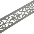 Produktbild: zaun|zu Premium dekor Orient | Sichtschutzstreifen mit Lasermuster für Doppelstabzaun | Sichtschutz | Polypropylen | Made in Germany | UV-Stabil | modernes Design | Höhe 19cm Steingrau 2,55m