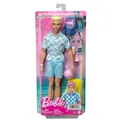 Produktbild: Mattel Barbie Ken Puppe Blond Surfer am Strand HPL74