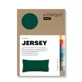 Produktbild: Schlafgut Easy Jersey Kissenbezug 40x80 cm Green Deep mit 100% Baumwolle, superweicher & atmungsaktiver Kopfkissenbezug