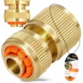 Produktbild: Schnellkupplung 1/2'' Schlauchverbinder Kupplung aus Messing Schlauchkupplung